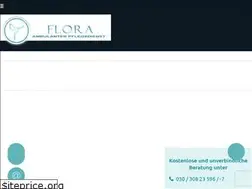 Sites similar to flora-pflegedienst.de