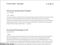 Sites similar to florianeinfalt.de