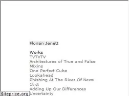 Sites similar to florianjenett.de