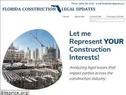 Sites similar to floridaconstructionlegalupdates.com