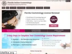 Sites similar to floridaonlinecosmetology.com