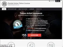 Sites similar to floridaonlinetattoolicense.com