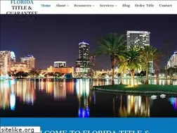 Sites similar to floridatitleandguarantee.com