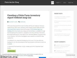 Sites similar to florisvanderploeg.com