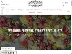 Sites similar to flowersandweddings.com.au