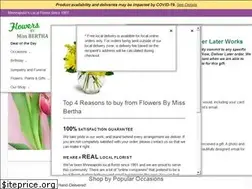 Sites similar to flowersbymissbertha.com