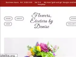Sites similar to flowersetcbydenise.com
