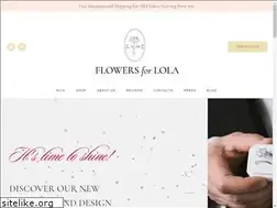 Sites similar to flowersforlola.com