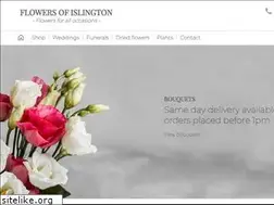 Sites similar to flowersofislington.com