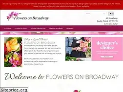 Sites similar to flowersonbroadway.net