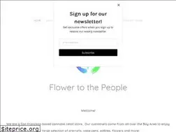 Sites similar to flowertothepeoplesf.com
