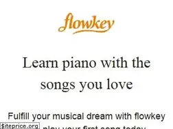 Sites similar to flowkey.com