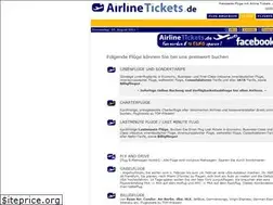 Sites similar to fluege.airlinetickets.de