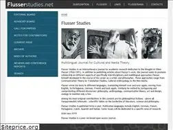 Sites similar to flusserstudies.net