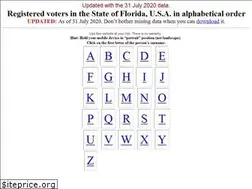 Sites similar to flvoters.com