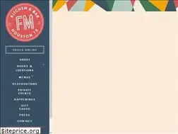 Sites similar to fmkitchenandbar.com