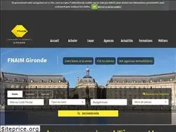 Sites similar to fnaim-gironde.com