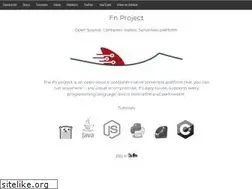 Sites similar to fnproject.io