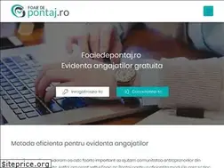 Sites similar to foaiedepontaj.ro