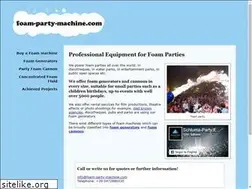 Sites similar to foam-party-machine.com