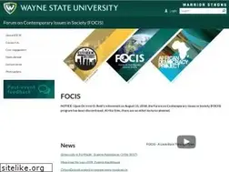 Sites similar to focis.wayne.edu