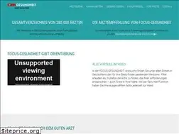 Sites similar to focus-arztsuche.de