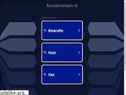 Sites similar to focusbronnen.nl