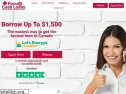 Sites similar to focuscashloans.ca