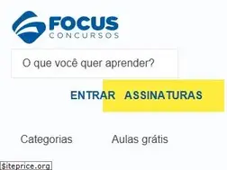 Sites similar to focusconcursos.com.br