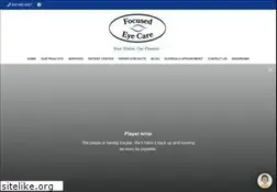 Sites similar to focusedeyecare.com