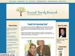Sites similar to focusedfamilyresearch.com