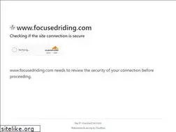 Sites similar to focusedriding.com