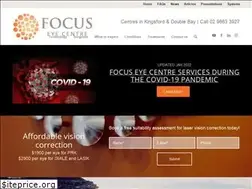 Sites similar to focuseyecentre.com.au