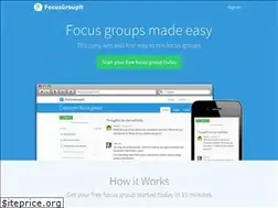 Sites similar to focusgroupit.com