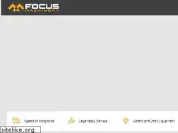 Sites similar to focusmachinery.com.au