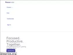 Sites similar to focusmate.com