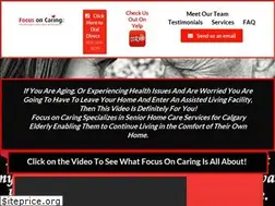 Sites similar to focusoncaring.com