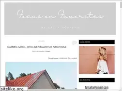 Sites similar to focusonfavorites.fi