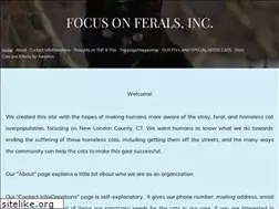 Sites similar to focusonferalsincct.org