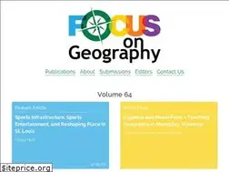 Sites similar to focusongeography.org