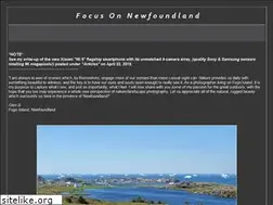 Sites similar to focusonnewfoundland.com