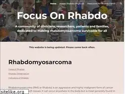 Sites similar to focusonrhabdo.org
