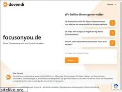 Sites similar to focusonyou.de