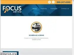 Sites similar to focusortho.com