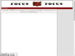 Sites similar to focuspocus.org