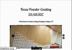 Sites similar to focuspowdercoating.com