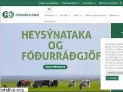 Sites similar to fodurblandan.is