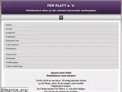 Sites similar to foer-platt.de