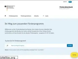 Sites similar to foerderdatenbank.de
