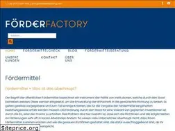 Sites similar to foerderfactory.com